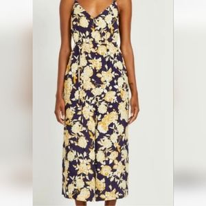 BNWT Frank & Oak viscose/silk floral jumpsuit size M